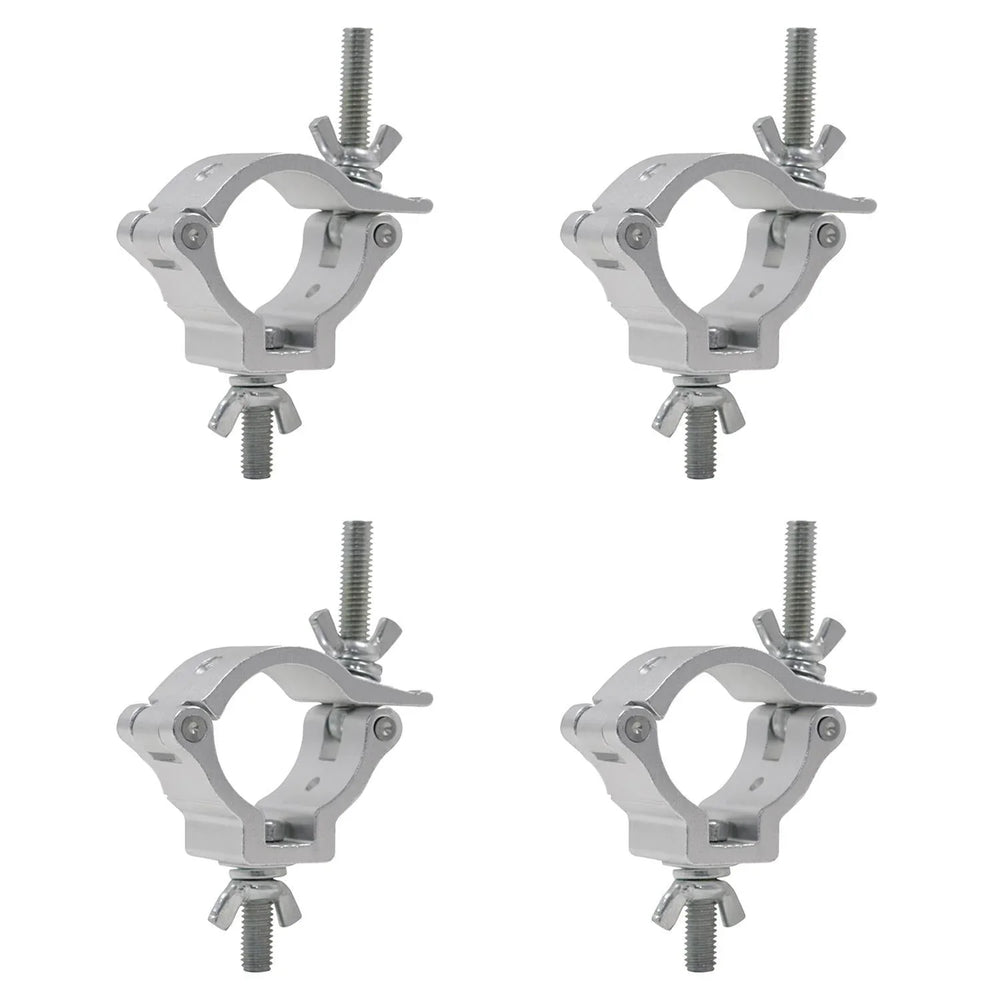 4 x Equinox TC25S Aluminium 25kg Silver Half Coupler (35-38mm) - DY Pro Audio