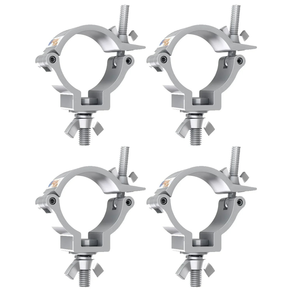 4 x Global Truss Narrow Half Coupler Silver (812)
