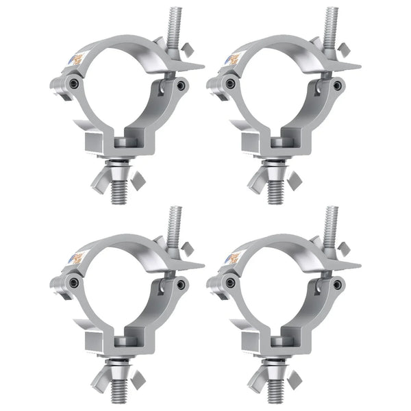 4 x Global Truss Narrow Half Coupler Silver (812)