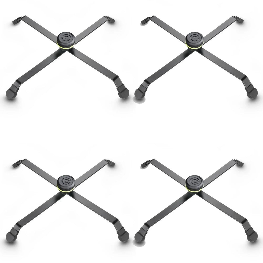 4 x Gravity LS FLOOR XB Floor Stand for Battens, Par Cans - DY Pro Audio