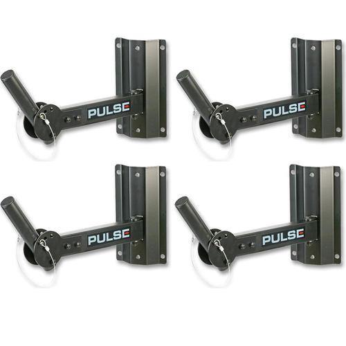4 x Pulse 35mm Speaker Wall Bracket With Tilt & Turn 50KG - DY Pro Audio