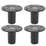 4 x QTX Aluminium Internal Top Hat Fitting - DY Pro Audio