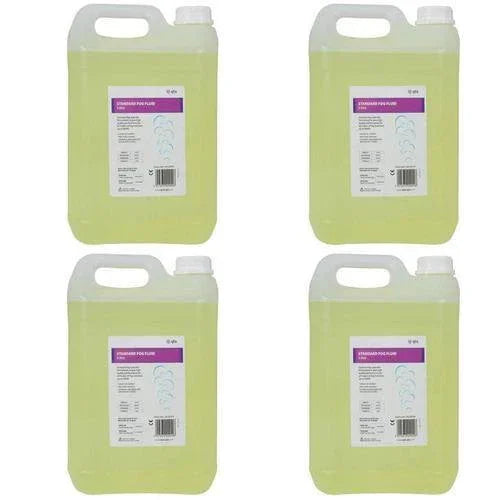 4 x QTX Standard Smoke Fluid 5 Litre - DY Pro Audio