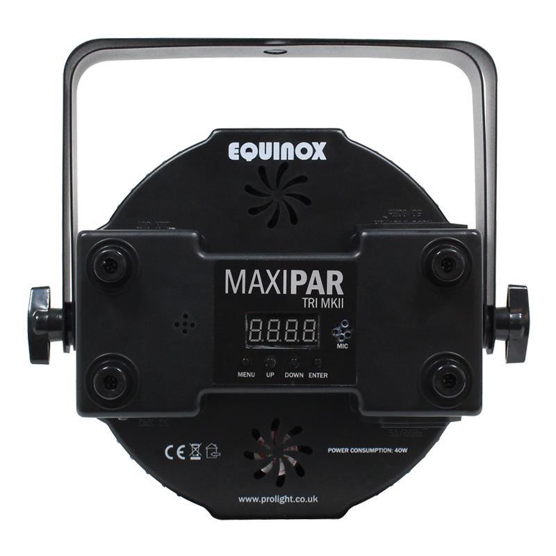 8 x Equinox MaxiPar Tri MKII Par Cans - DY Pro Audio
