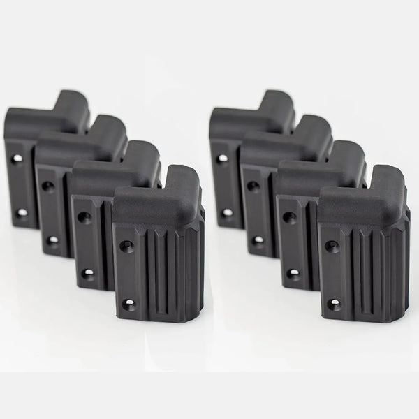 8 x Penn Elcom Corner Large Plastic Stacking 53.5mm