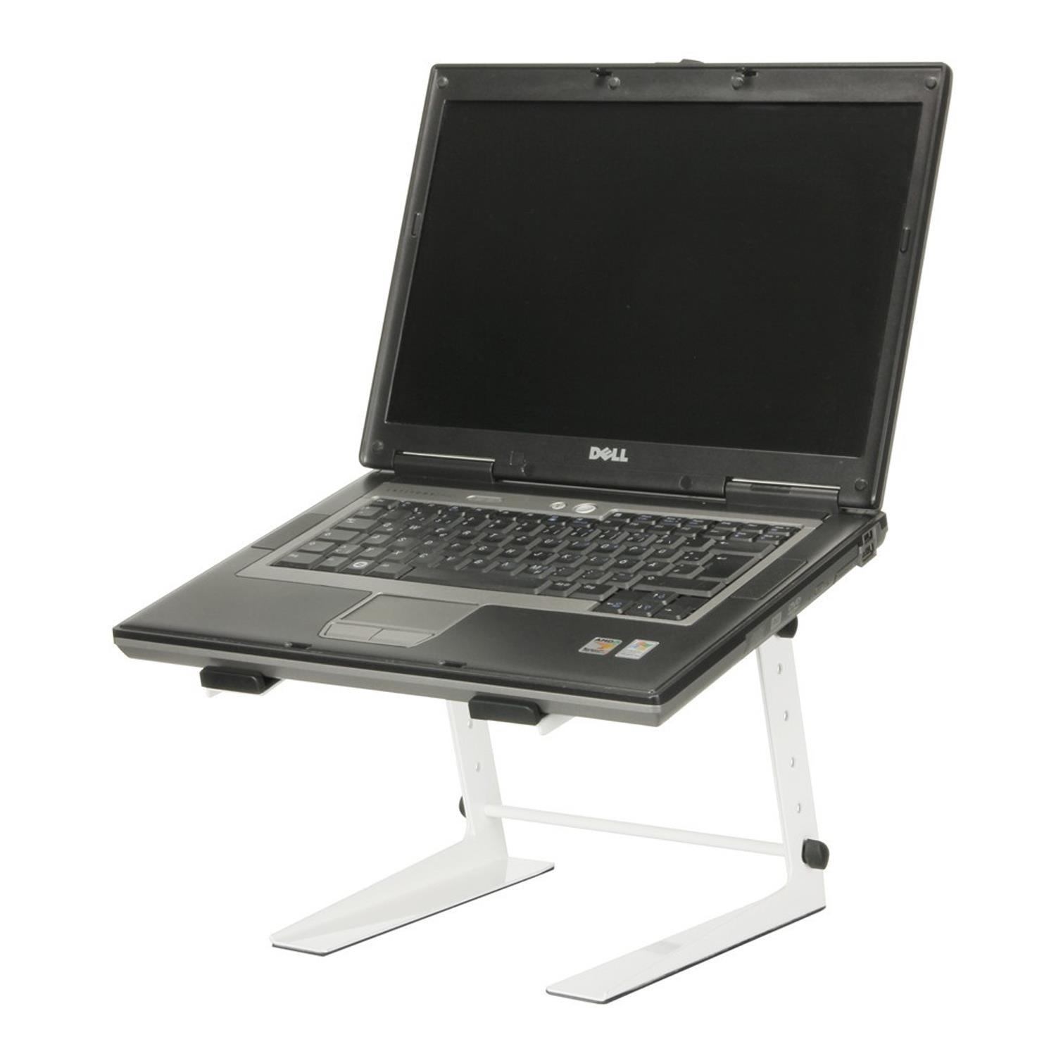 Adam Hall SLT 001 EW Laptop Stand White - DY Pro Audio