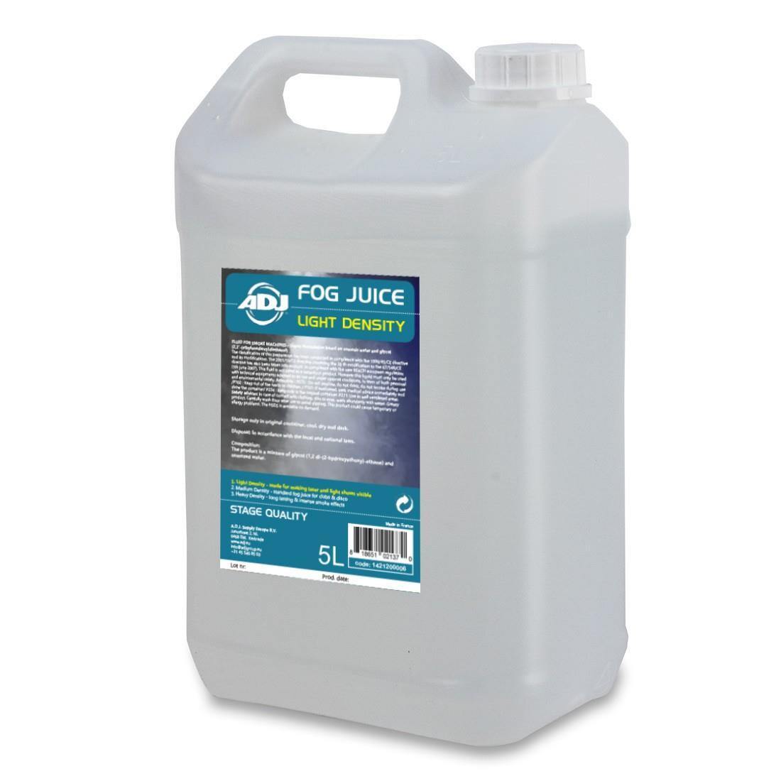 ADJ Fog Juice 1 Light 5 Litre - DY Pro Audio