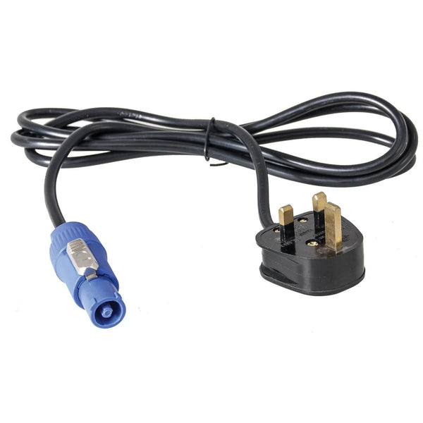AFX 1.5M Powercon to 13a UK Plug - DY Pro Audio