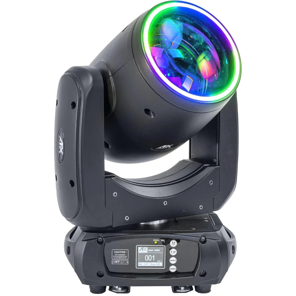 AFX BEAM-100LED-MKII 100W LED Moving Head with Dual Prism & Light Ring - DY Pro Audio