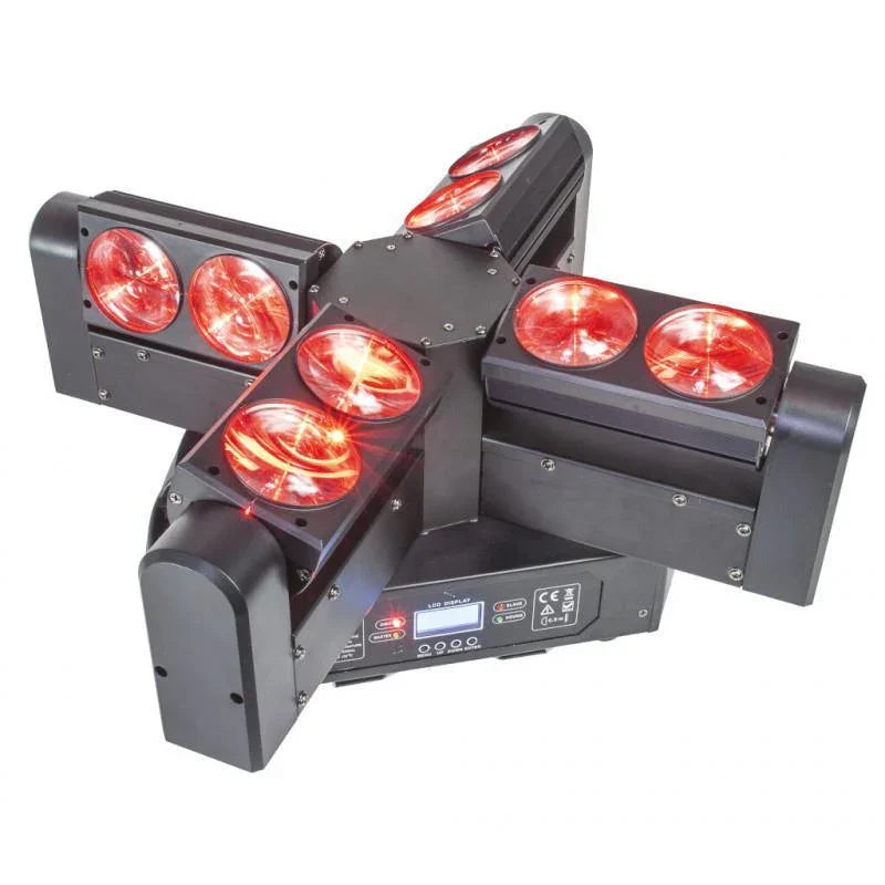 AFX BLADE8-FX 4-Head Beam 8 x 12W RGBW Moving Head - DY Pro Audio