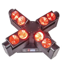 AFX BLADE8-FX 4-Head Beam 8 x 12W RGBW Moving Head - DY Pro Audio