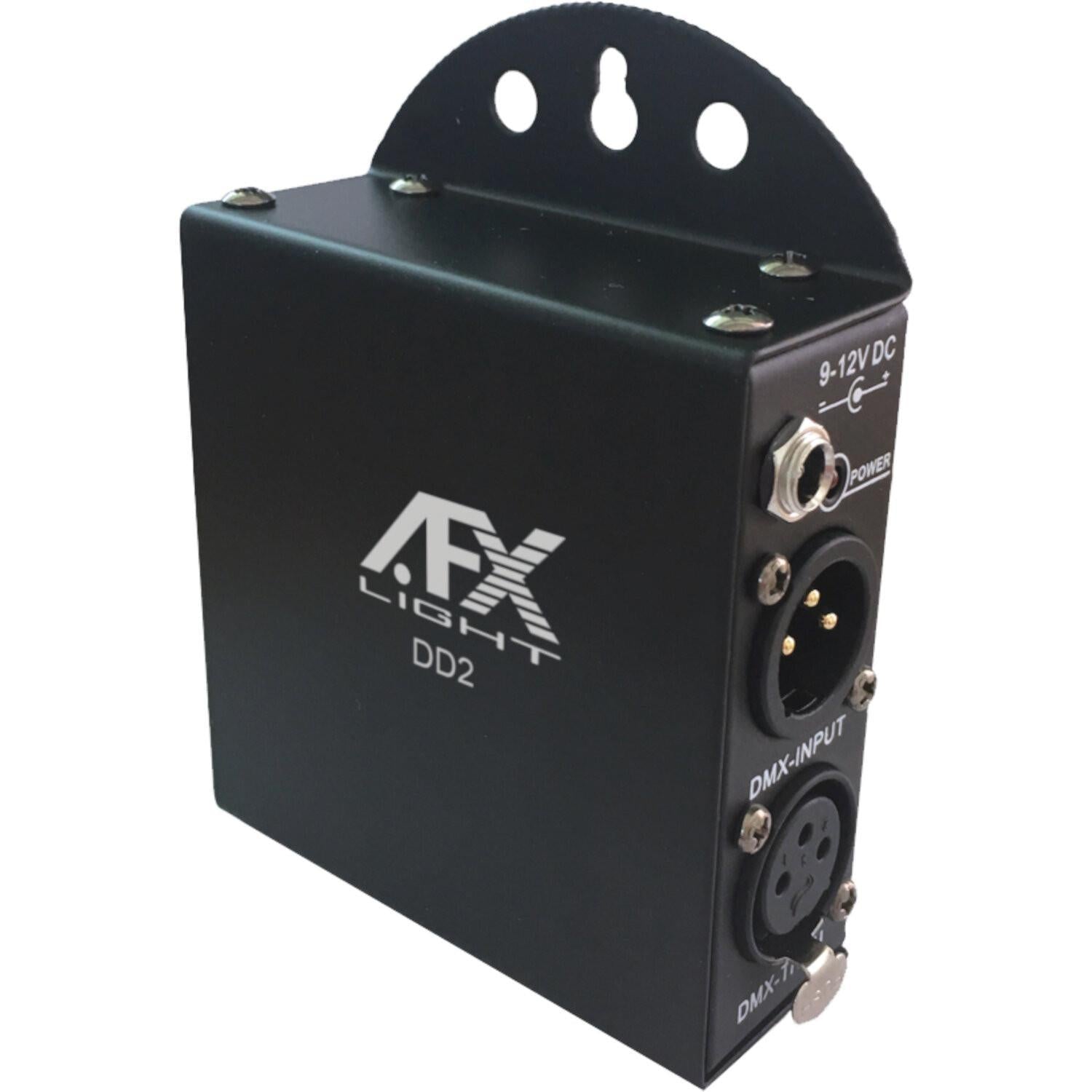 AFX DD2 2-Way DMX Splitter - DY Pro Audio