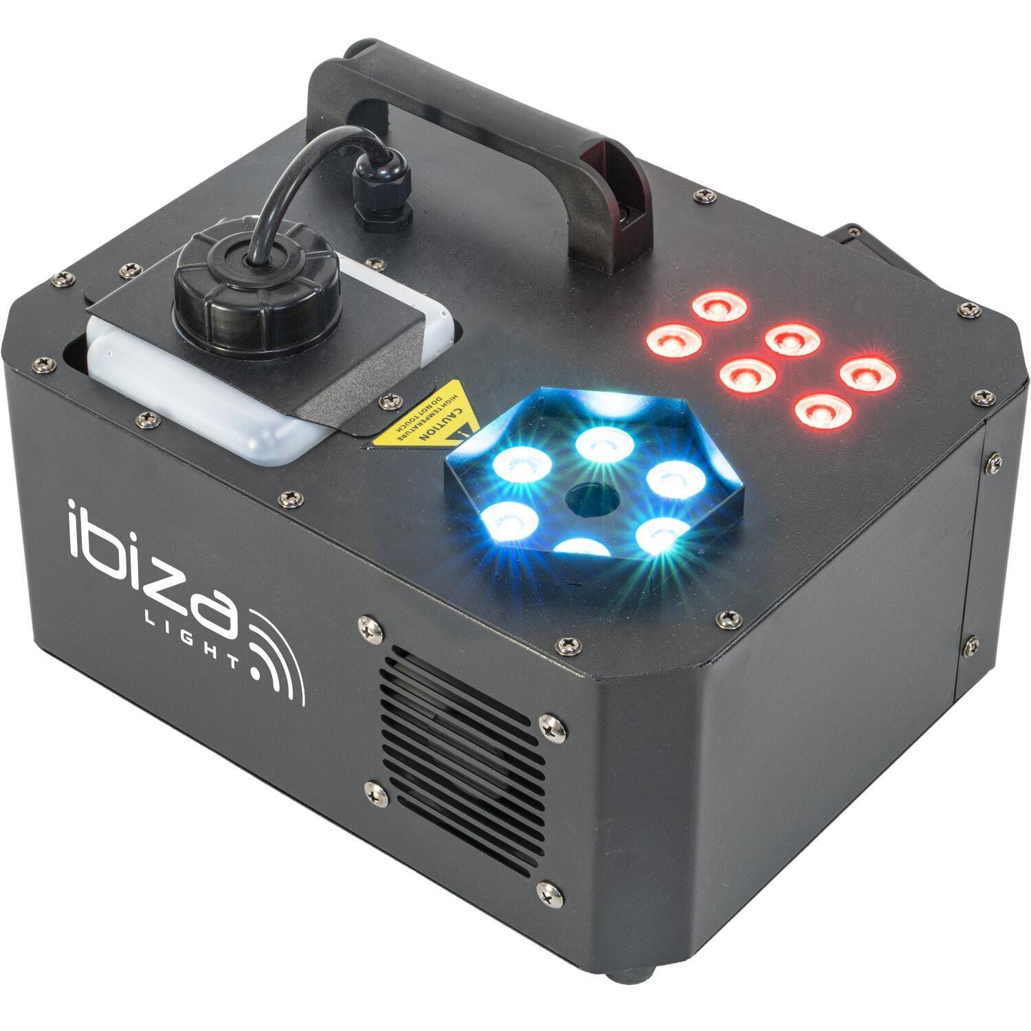 AFX SPRAY-COLOR-1000 1000W Fog Machine with RGB LEDs - DY Pro Audio