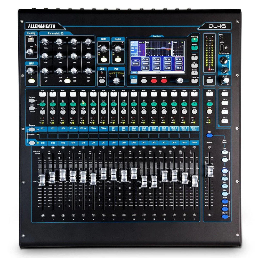 Allen & Heath QU16 Digital Mixer Chrome Edition - DY Pro Audio