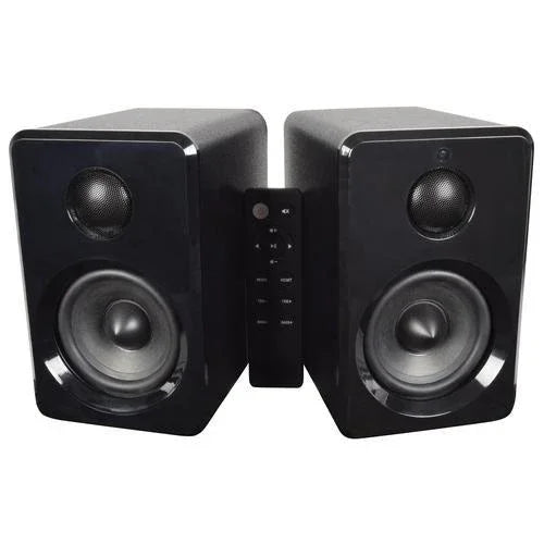 AV:Link Active Bluetooth Bookshelf Speakers Black - DY Pro Audio