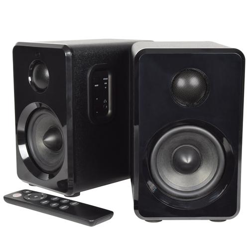 AV:Link Active Bluetooth Bookshelf Speakers Black - DY Pro Audio