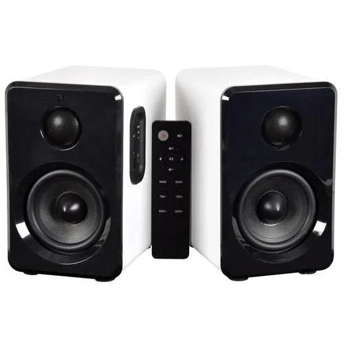 AV:Link Active Bluetooth Bookshelf Speakers White - DY Pro Audio