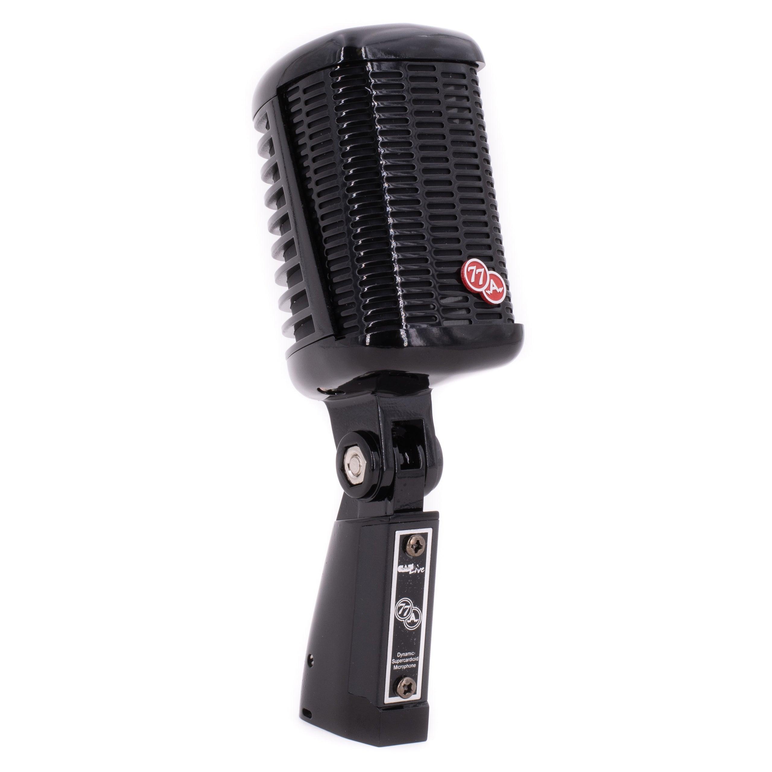 CAD Live A77 Supercardioid Large Diaphragm Dynamic Side Address Microphone ~ Gloss Black - DY Pro Audio