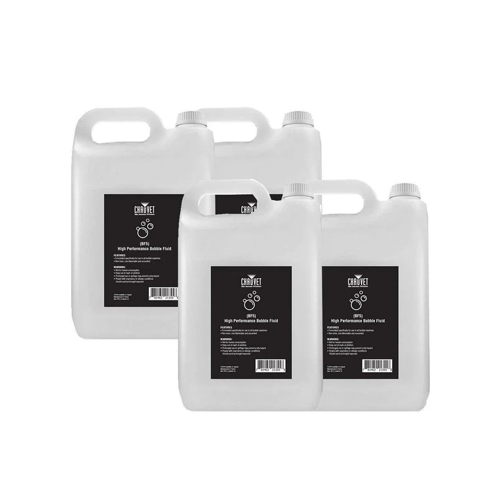 Chauvet DJ High Performance Bubble Fluid ( 4 Pack)