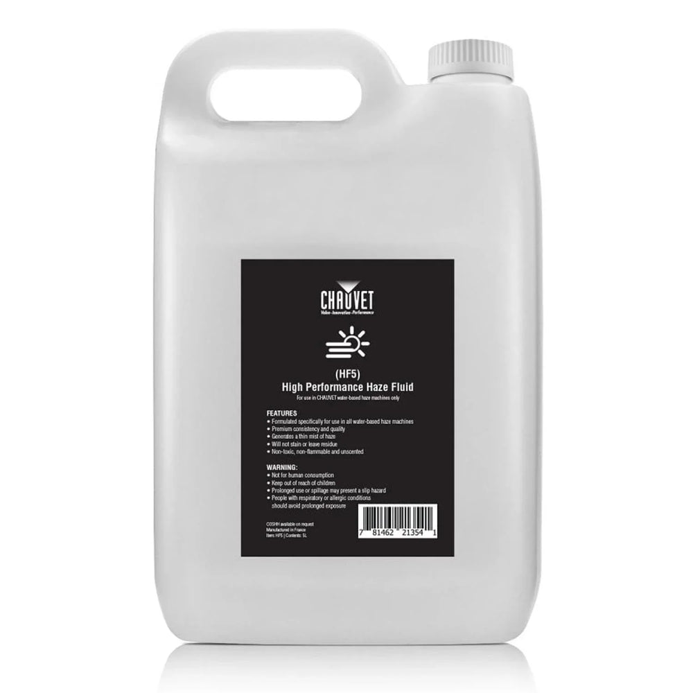 Chauvet DJ High Performance Haze Fluid 5 Litres - DY Pro Audio