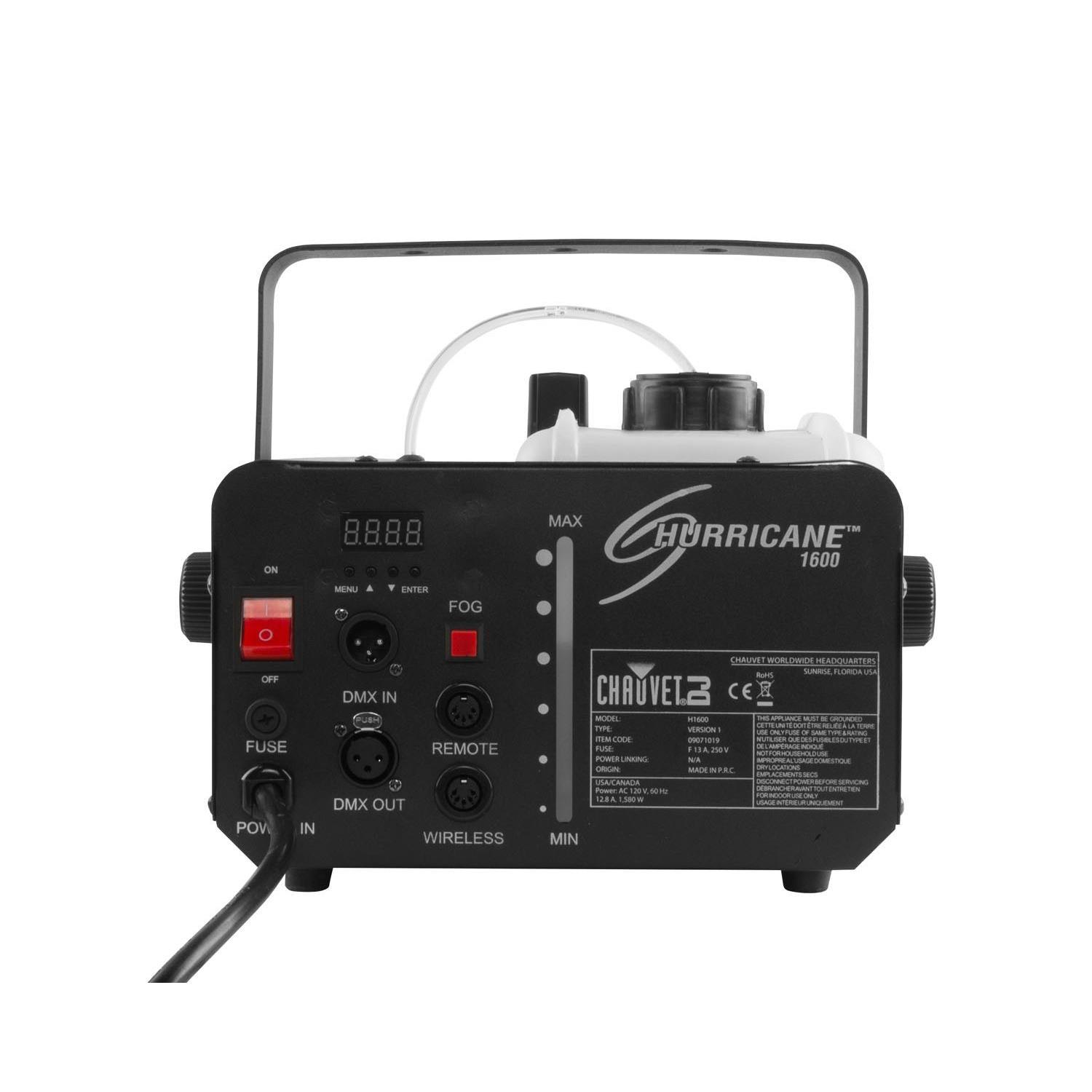 Chauvet DJ Hurricane 1600 Smoke Machine - DY Pro Audio