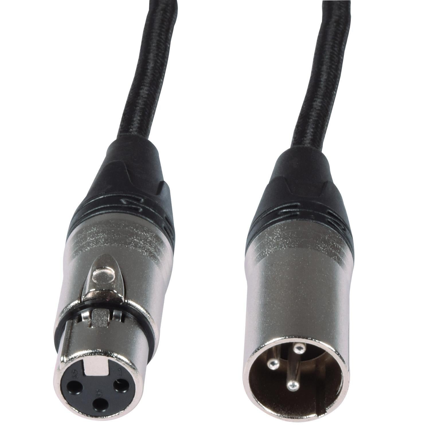 Citronic 0.5m Braided XLR Cable - DY Pro Audio