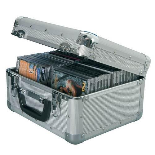 Citronic CDA:40 Aluminium CD Flight Case (Holds 40 CDs) - DY Pro Audio