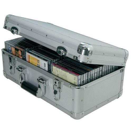 Citronic CDA:60 Aluminium CD Flight Case (Holds 60 CDs) - DY Pro Audio