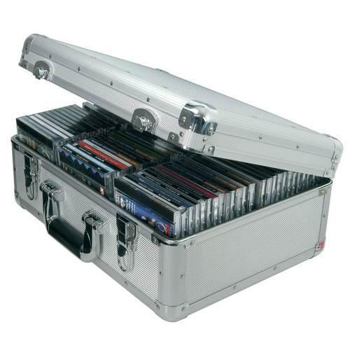 Citronic CDA:80 Aluminium CD Flight Case (Holds 80 CDs) - DY Pro Audio