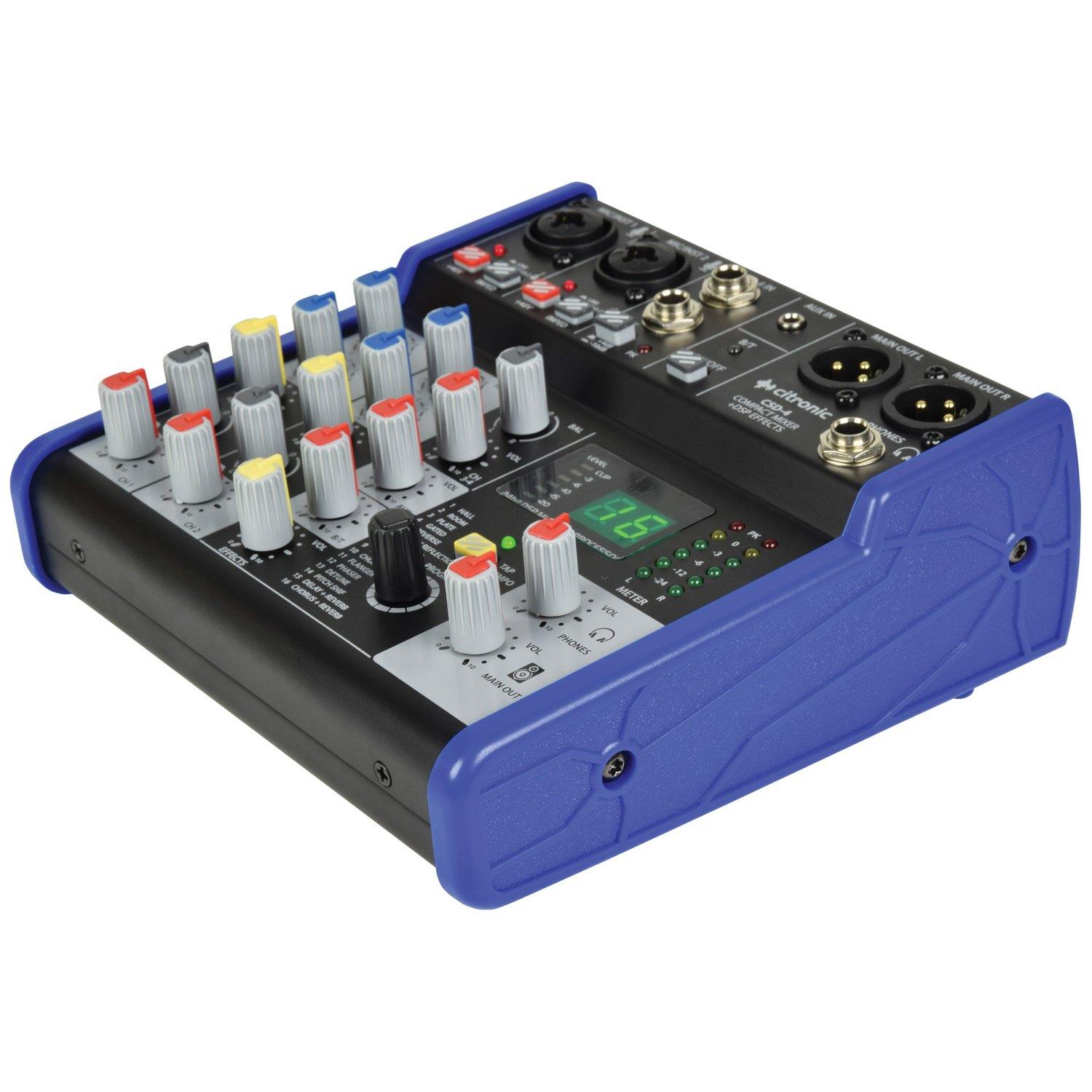 Citronic CSD-4 Compact Mixer with DSP Effects - DY Pro Audio