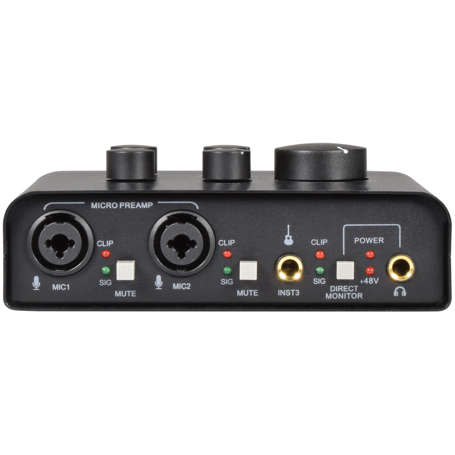 Citronic USB Audio Interface 3 Channel Audio Interface - DY Pro Audio