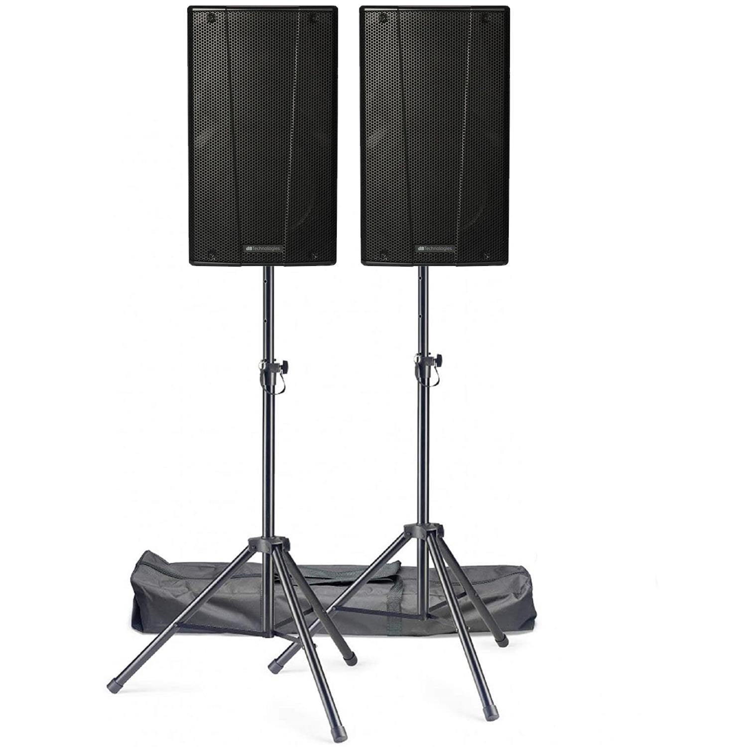 dB Technologies B-Hype 12 Active Speaker Pair with Stands - DY Pro Audio