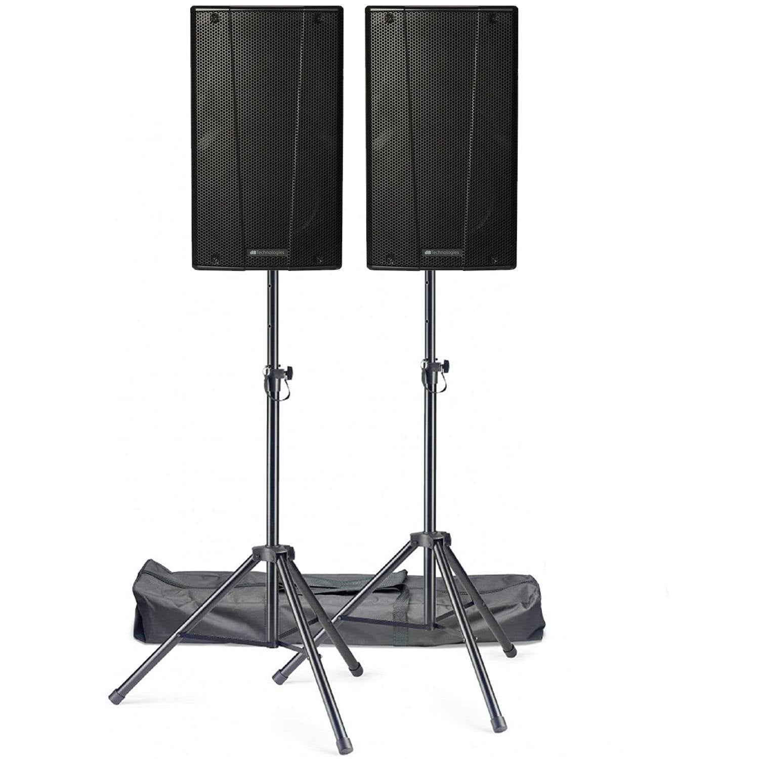 dB Technologies B-Hype 8 Active Speaker Pair with Stands - DY Pro Audio