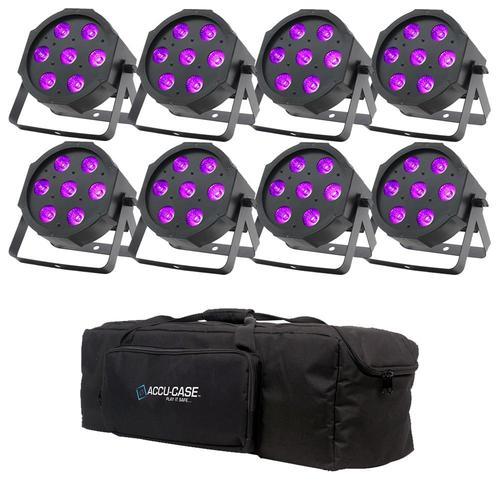 Equinox 8x MaxiPar Quad Par Can with Bag Bundle - DY Pro Audio