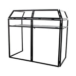 Equinox Aluminum Lightweight DJ Booth System MKII With Overhead Kit - DY Pro Audio