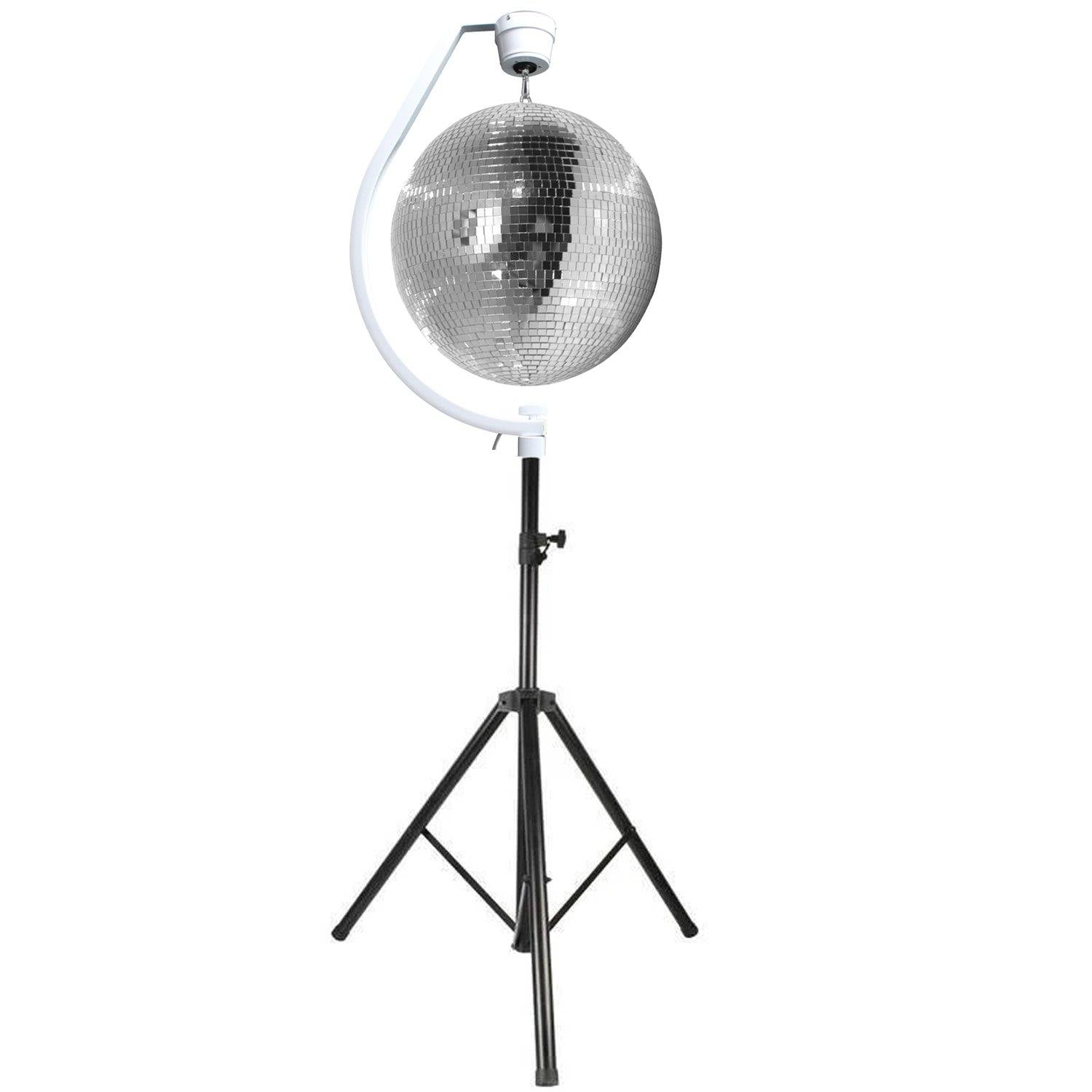 Equinox Curve Mirror Ball Hanging Bracket 30-50cm with Stand - DY Pro Audio
