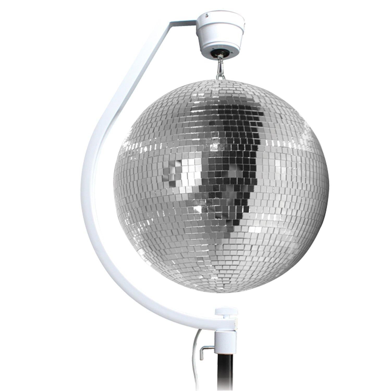 Equinox Curve Mirror Ball Hanging Bracket 30-50cm with Stand - DY Pro Audio
