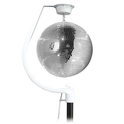 Equinox Curve Mirror Ball Hanging Bracket with Mirror Ball - DY Pro Audio