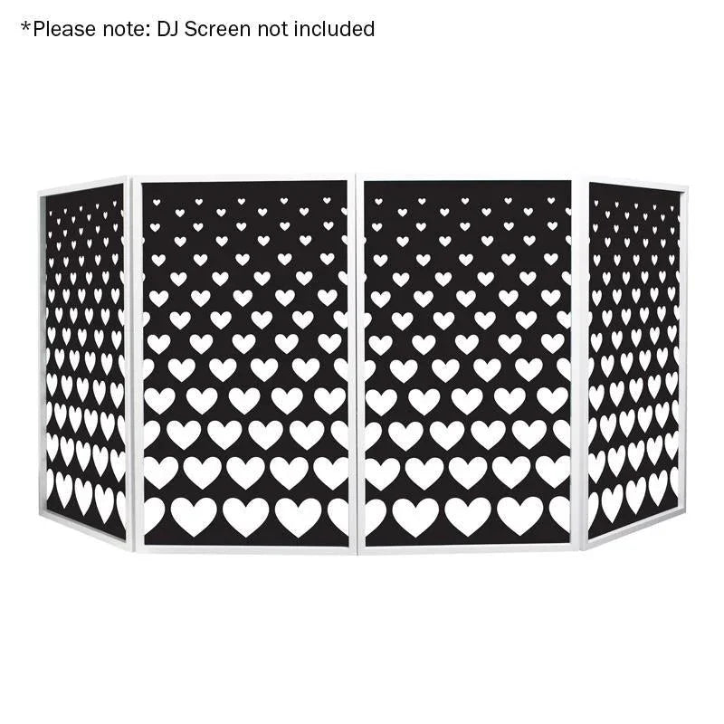 Equinox DJ Screen Heart Design Lycra (4 Pack) - DY Pro Audio