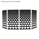 Equinox DJ Screen Heart Design Lycra (4 Pack) - DY Pro Audio