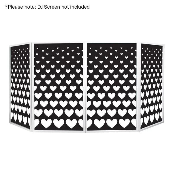 Equinox DJ Screen Heart Design Lycra (4 Pack) - DY Pro Audio