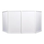 Equinox Foldable DJ Screen White Includes Bag - DY Pro Audio