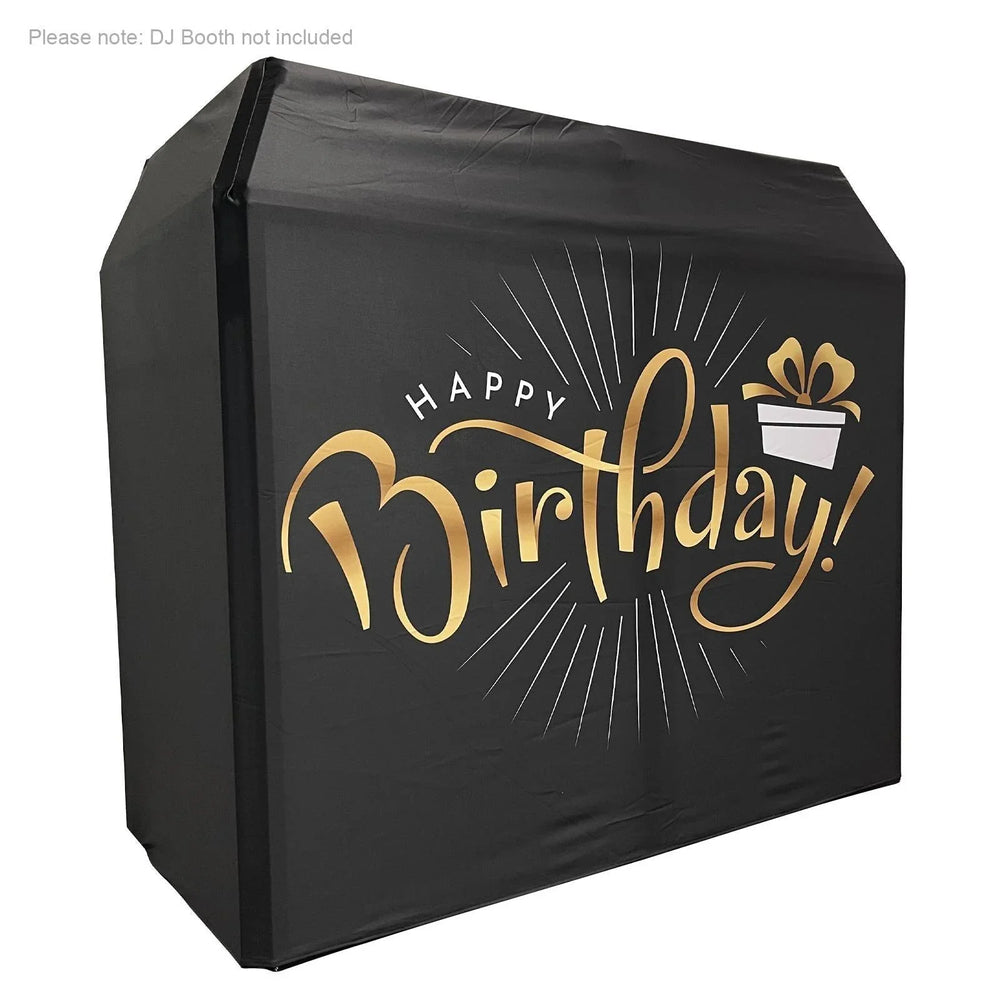 Equinox Happy Birthday Design Lycra for DJ Booths - DY Pro Audio