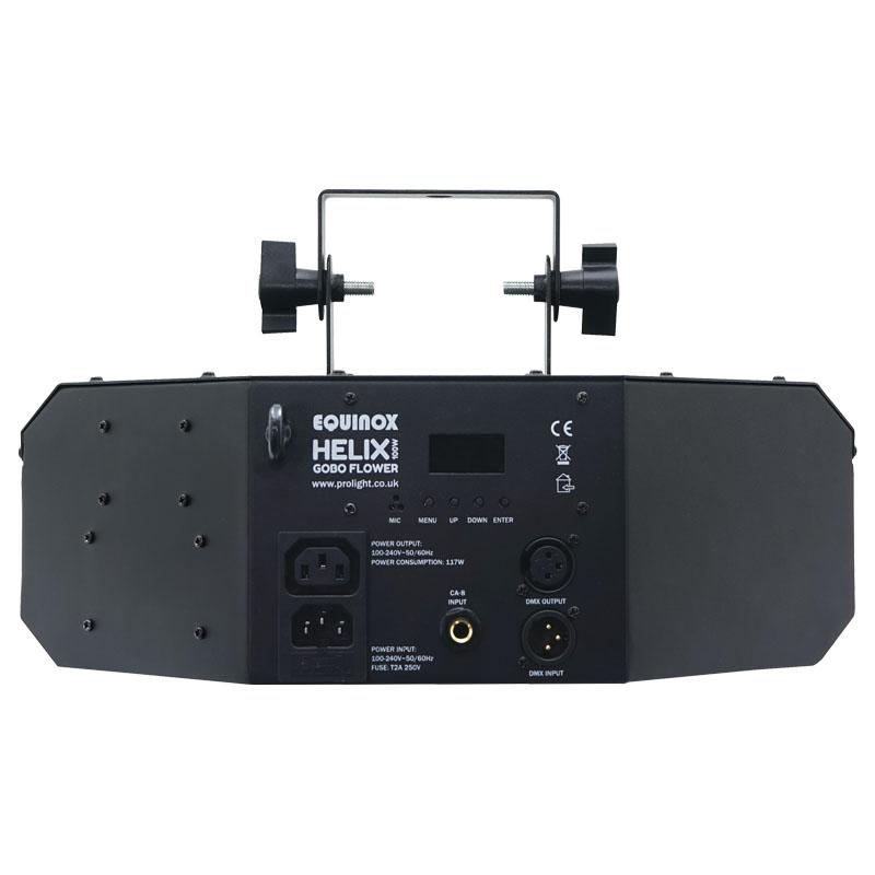 Equinox Helix 100W Gobo Flower Black - DY Pro Audio