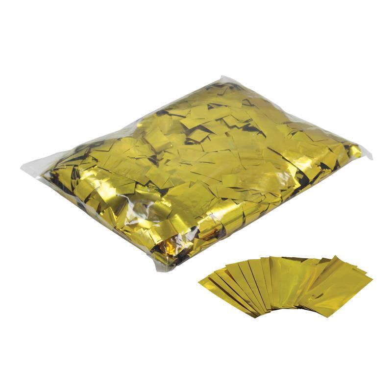 Equinox Loose Confetti 17 x 55mm – Metallic Gold 1kg - DY Pro Audio