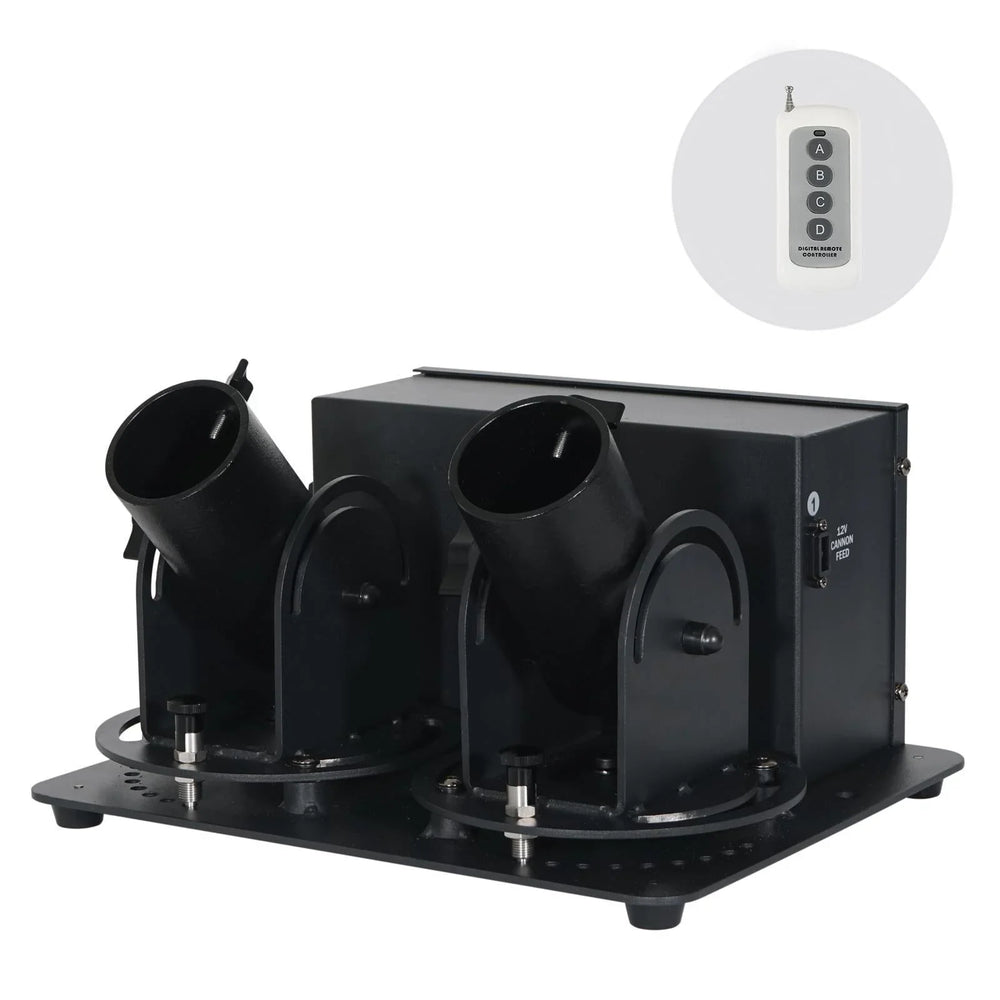 Equinox Twin Shot MKII Confetti Cannon - DY Pro Audio