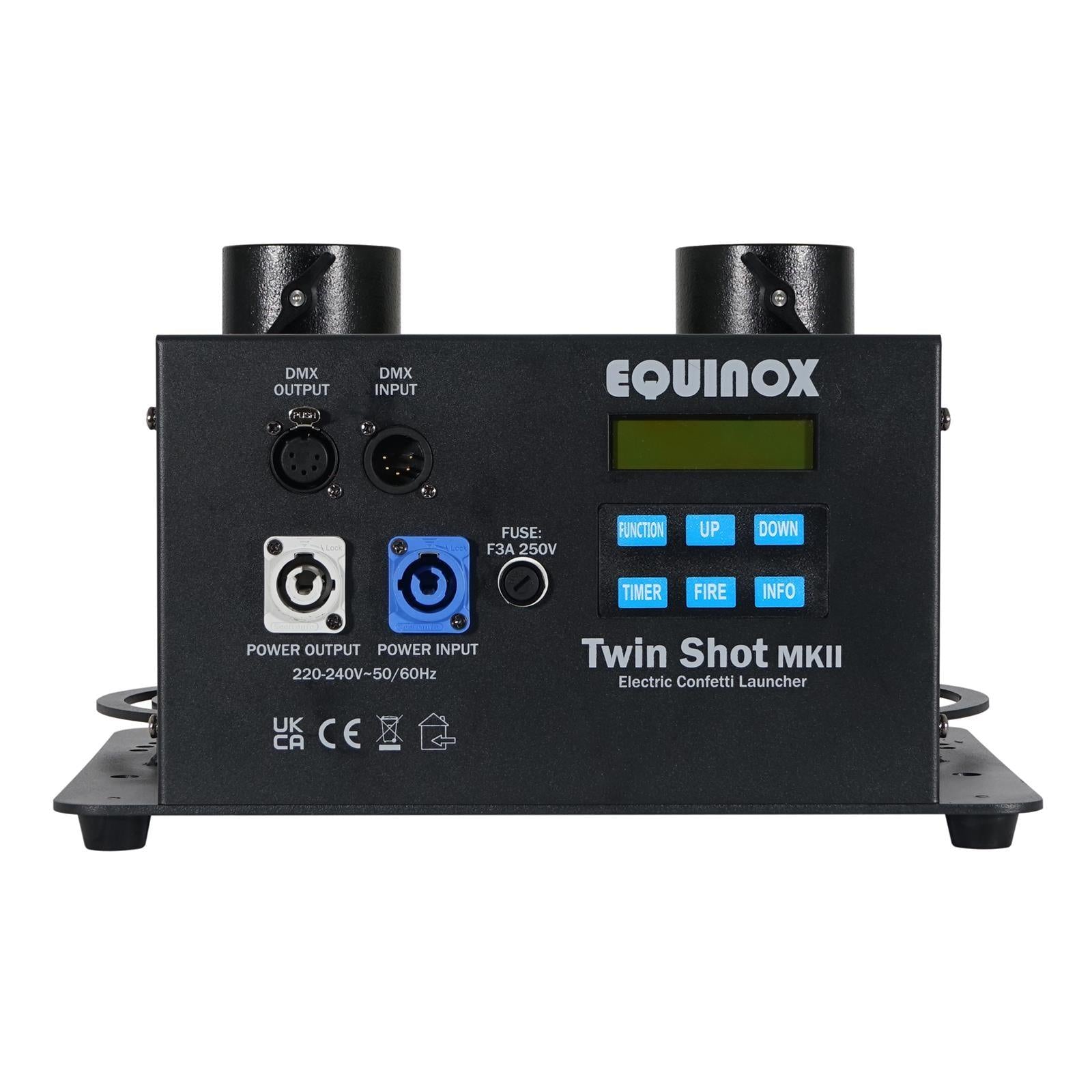 Equinox Twin Shot MKII Confetti Cannon - DY Pro Audio