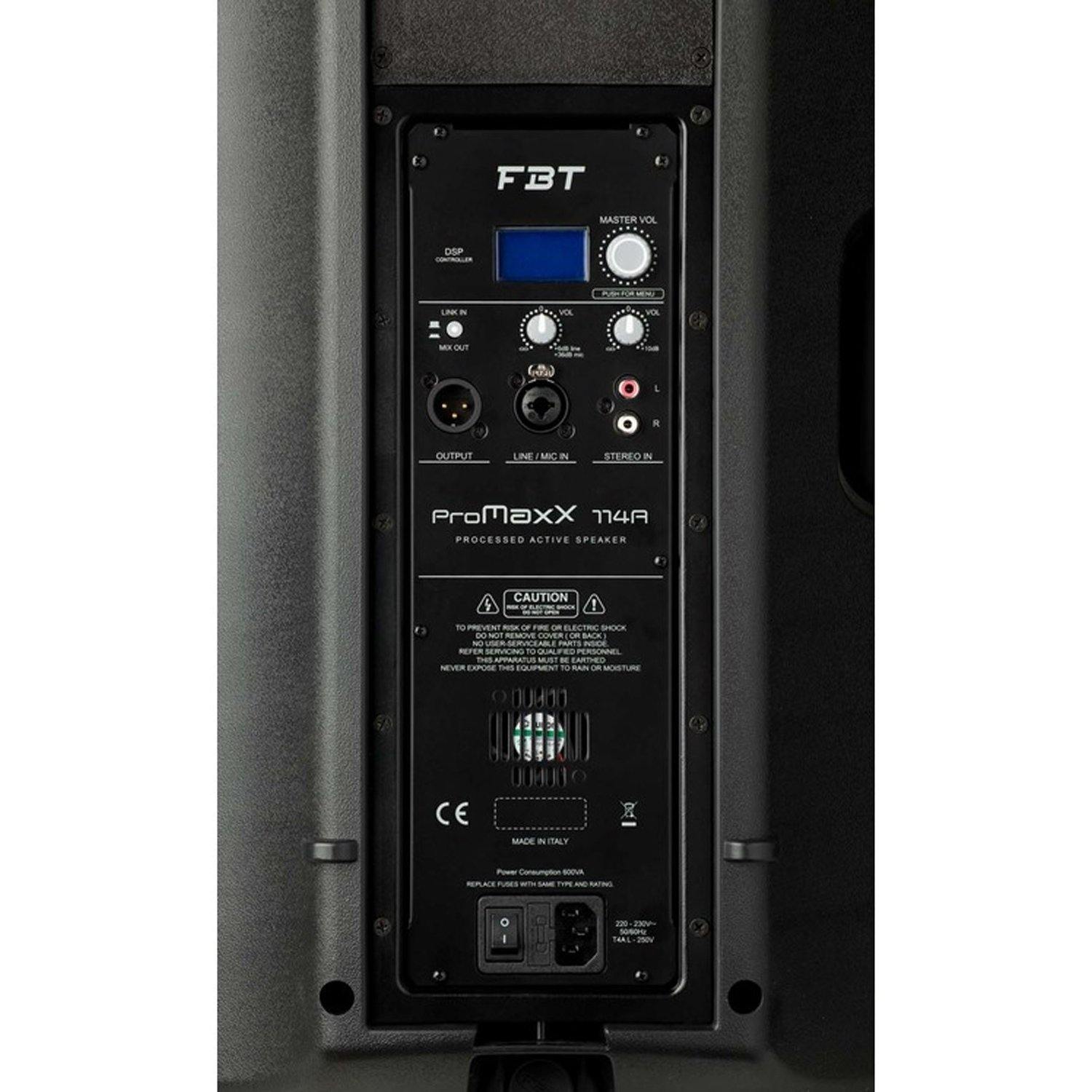 FBT PM 4000 ProMaxx 114A & SUBline 118SA Package - DY Pro Audio