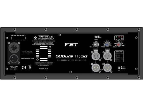 FBT SUBline 115sa 15" Active Subwoofer - DY Pro Audio