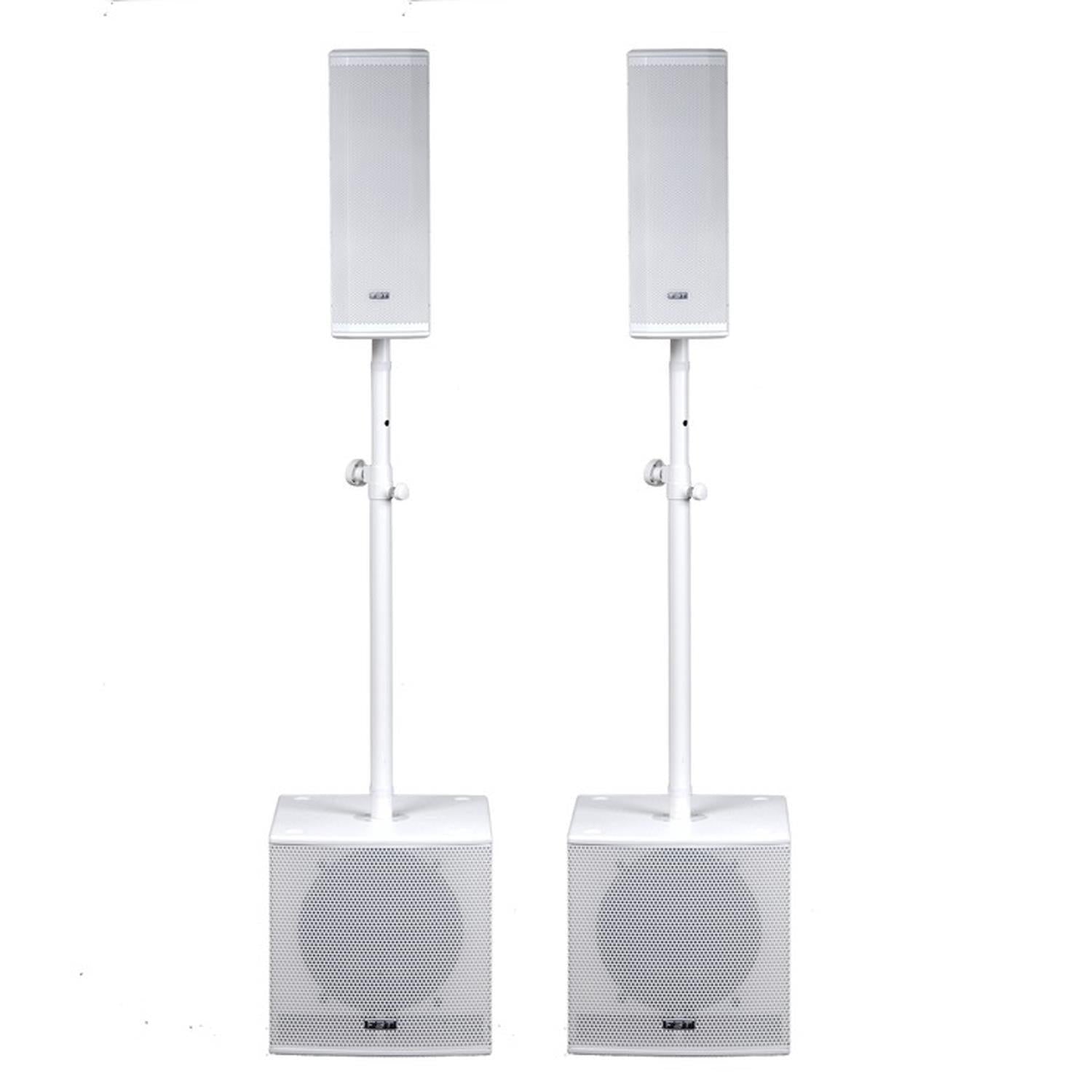 FBT VN2000 Active Speaker Package White - DY Pro Audio